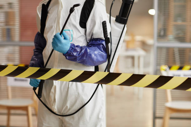 Professional Biohazard Cleanup technician working in Mount Sinai, NY